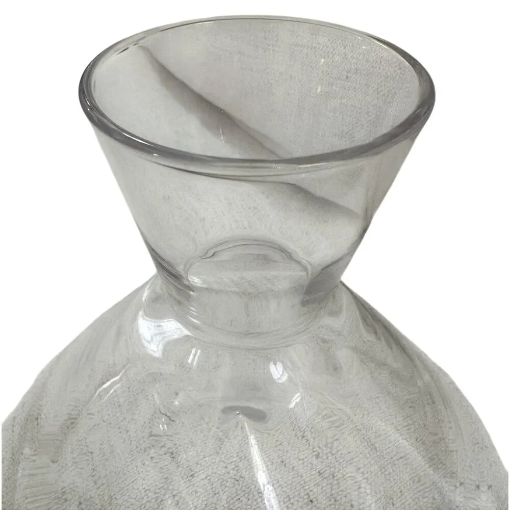 Sempli Monti Crystal Decanter Aerator Lead Free Hand Blown Holds 750ml Bottle
